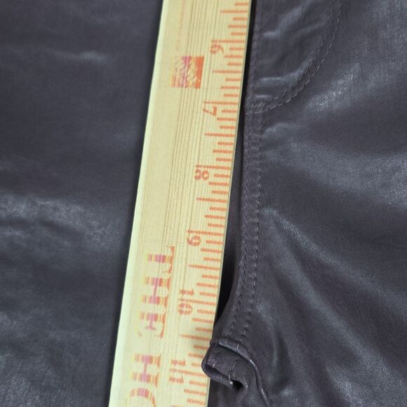 AG Goldschmied Farrah Skinny Ankle Jeans Women’ 27R Purple Coated High-Rise - Picture 5 of 8